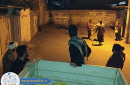 پخش غذای گرم در مناطق محروم شهرستان آمل