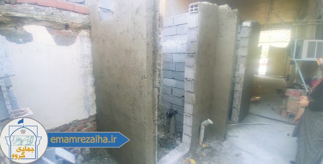 ساخت سرویس بهداشتی و حمام در بلوار بسیج آمل