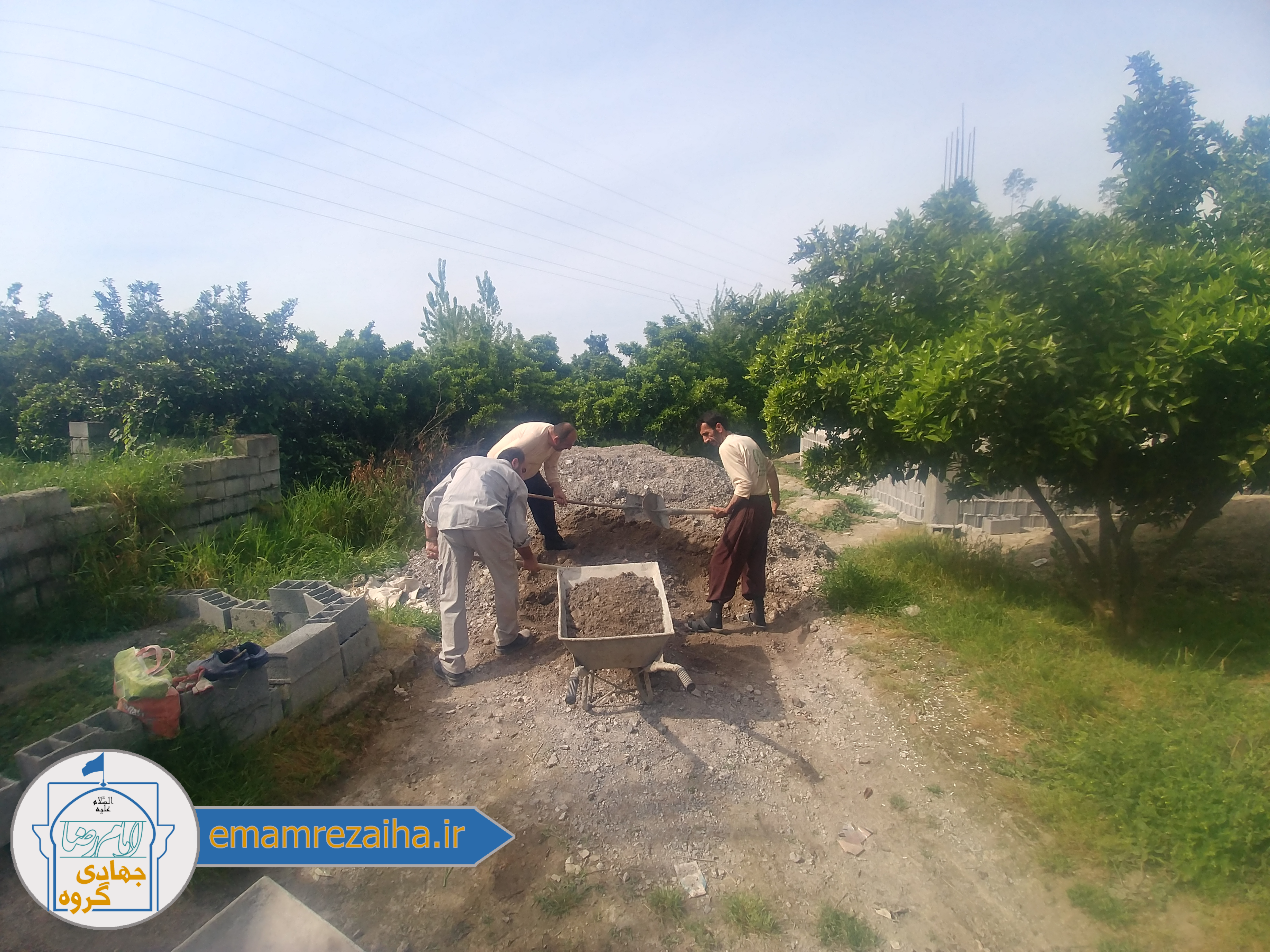 ساخت خانه محروم در روستای عرب خیل شهرستان آمل